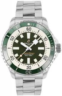 Breitling superoc A17376A31L1A1 Stainless steel Green