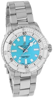 Breitling superoc A17377211C1A1 Stainless steel Turquoise