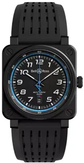 Bell & Ross BR039 BR0392-a522-CE/SRB Black ceramic Black