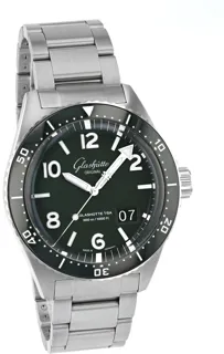 Glashütte SeaQ Panorama Date 1-36-13-07-83-70 Stainless steel Green