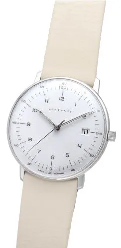 Junghans max bill 47/4252.02 32.5mm Stainless steel White