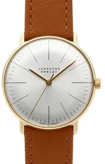 Junghans max bill 027/5703.02 Yellow gold Silver