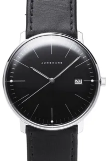 Junghans max bill Quartz 41/4465.02 Stainless steel Black