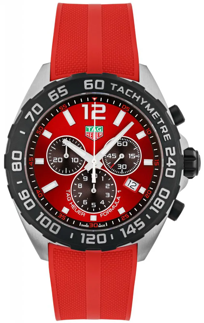 TAG Heuer Formula 1 CAZ101AN.FT8055 43mm Stainless steel Red