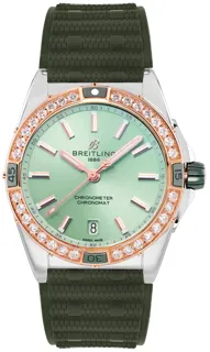 Breitling Super Chronomat U17356531L1S1 Stainless steel and Red gold Green