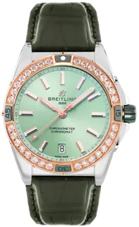 Breitling Super Chronomat U17356531L1P1 Stainless steel and Red gold Green