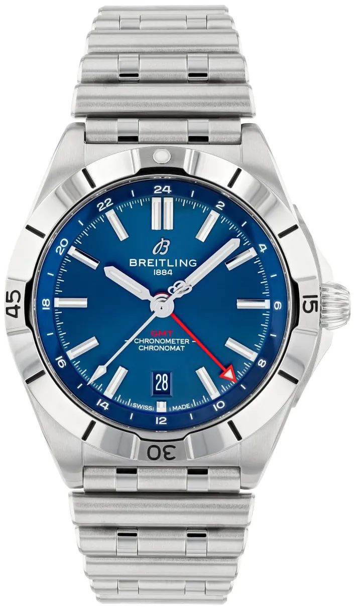 Breitling Chronomat A32398101C1A1 40mm Stainless steel Blue