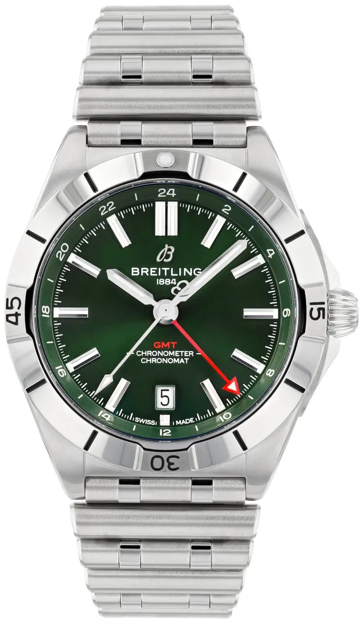 Breitling Chronomat A32398101L1A1 40mm Stainless steel Green