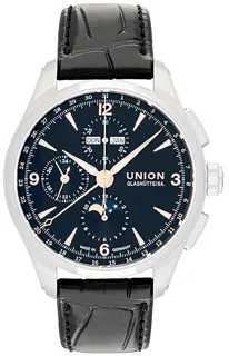 Union Glashütte Belisar D014.425.16.057.01 Stainless steel Black