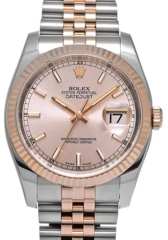 Rolex Datejust 36 116231 36mm Stainless steel Rose