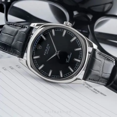 Rolex Cellini Danaos 4243 38mm White gold Black 1