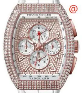 Franck Muller Vanguard V45CCMBDCD5NBC(DIAMBLC5N Rose gold White