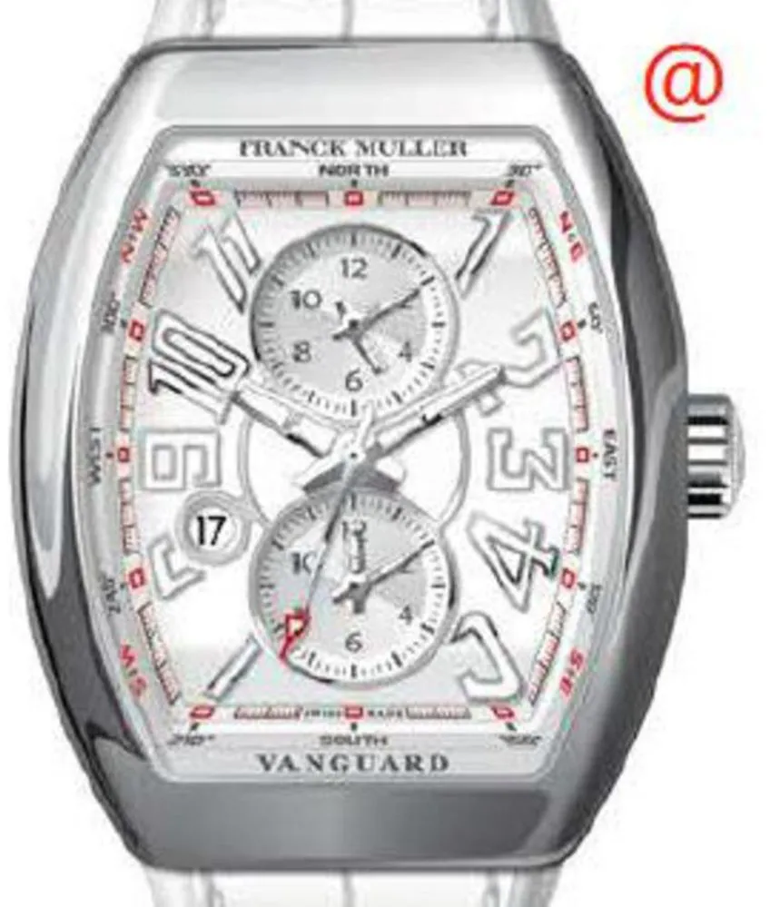 Franck Muller Master Banker V45MBSCDTACBC 45mm Stainless steel White