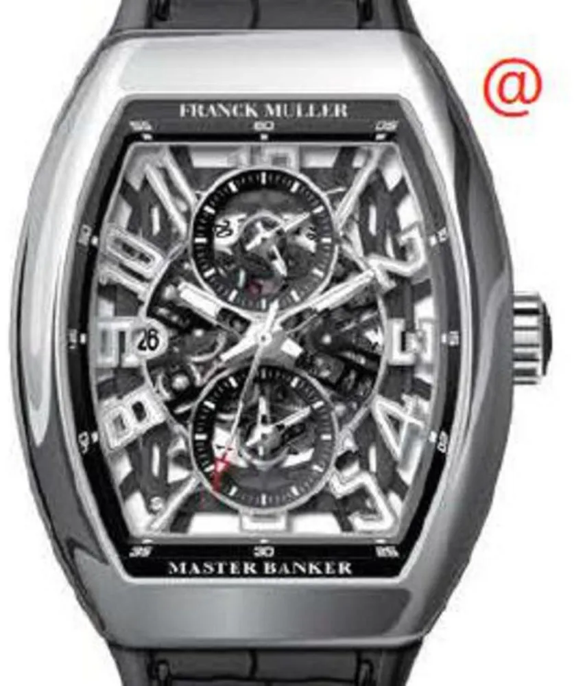 Franck Muller Master Banker V45MBSCDTSQTACNR 45mm Stainless steel Transparent