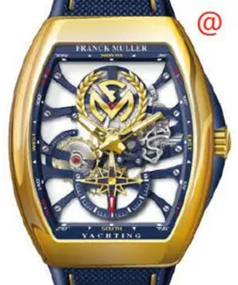 Franck Muller Vanguard V45S6SQTYACHTANCFM3NBL Yellow gold Skeletonized