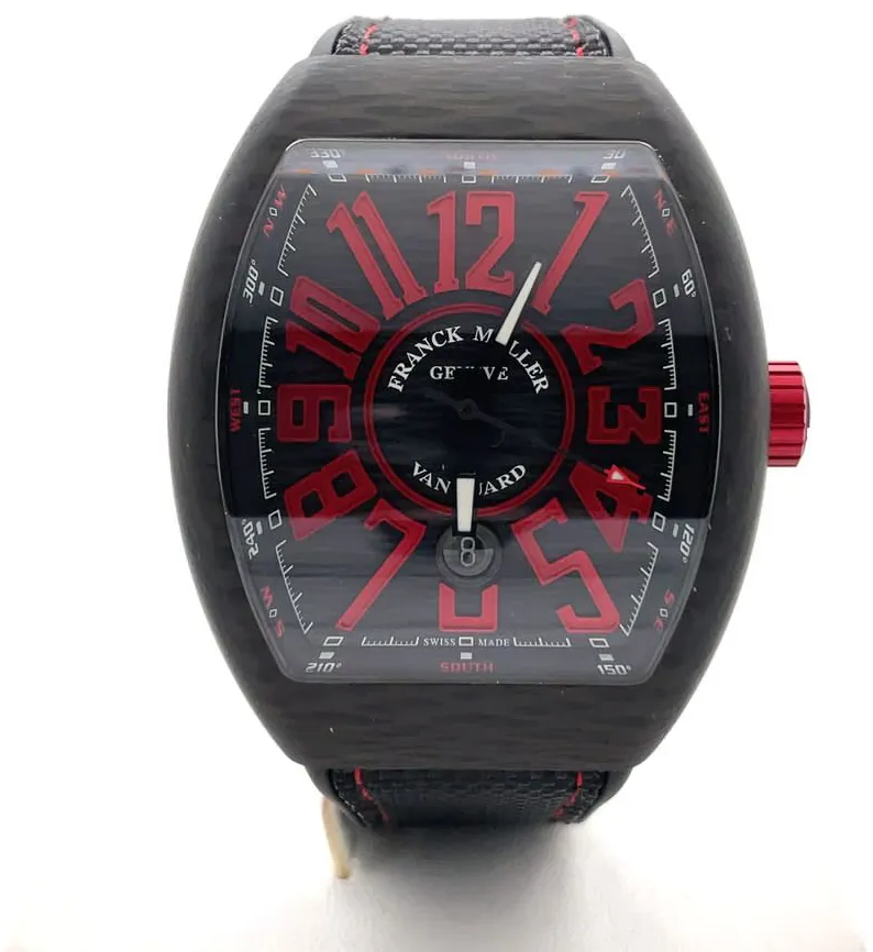 Franck Muller Vanguard V 45 SC DT 44mm Fiber Black