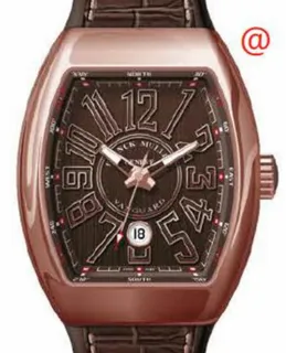 Franck Muller Vanguard V45SCDT5NBN(BNBN5N Rose gold Brown