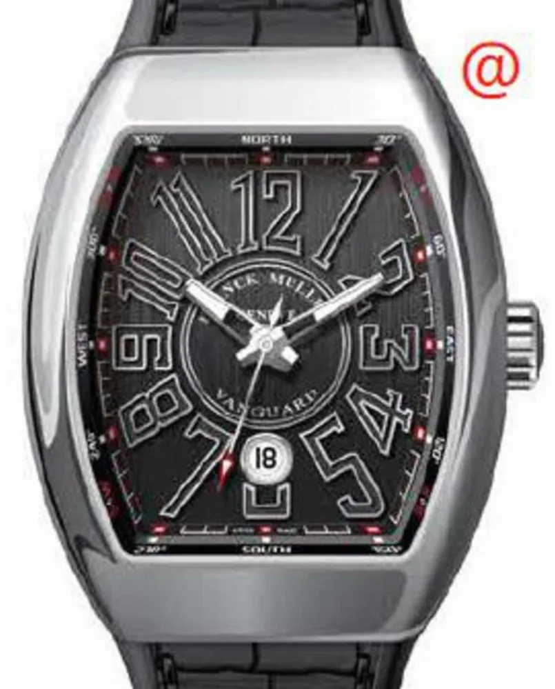 Franck Muller Vanguard V 45 SC DT (AC.NR) 45mm Stainless steel Black