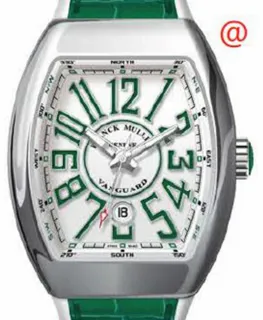 Franck Muller Vanguard V 45 SC DT AC VR Stainless steel White