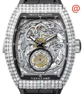 Franck Muller Vanguard V50LRMTSQTD 18k white gold Silver