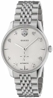 Gucci G-Timeless YA126354 Stainless steel Silver