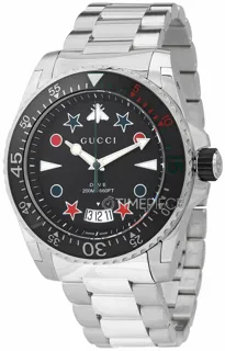 Gucci Dive YA136221 Stainless steel Black