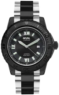 Gevril Sea Cloud 3121B 45mm Stainless steel Black