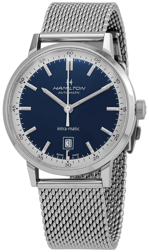 Hamilton American Classic H38425140 40mm Stainless steel Blue