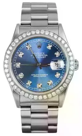 Rolex Datejust 36 16200 36mm Stainless steel Blue