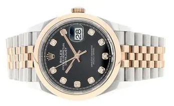 Rolex Datejust 36 126201 36mm Yellow gold and Stainless steel Black 3