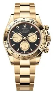 Rolex Daytona 126508 40mm Yellow gold Black