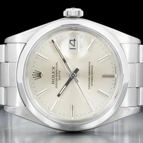 Rolex Oyster Perpetual Date 1500 34mm Stainless steel Silver