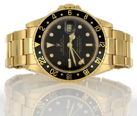 Rolex GMT-Master II 16718 40mm Yellow gold Black 1