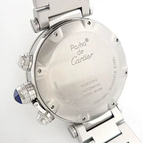 Cartier Pasha Seatimer W31089M7 41mm Stainless steel White 4