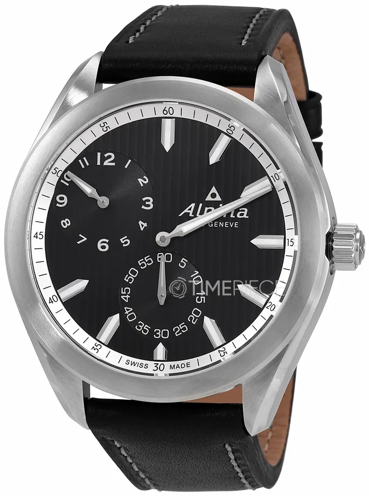 Alpina Alpiner AL-650BBS5E6 40mm Stainless steel Black