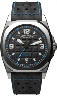 Armand Nicolet JH9 Date A660HAA-NZ-P0668NZ8 Stainless steel Black