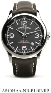 Armand Nicolet MAH A840HAA-NR-P140NR2 Stainless steel Black