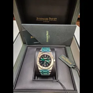 Audemars Piguet Royal Oak 16202PT.OO.1240PT.01 Platinum Green