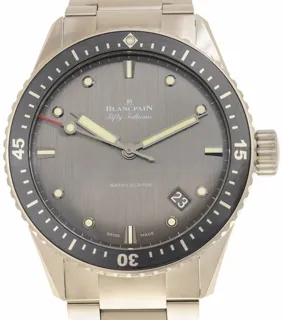 Blancpain Fifty Fathoms Bathyscaphe 5000 1210 98S Titanium Gray