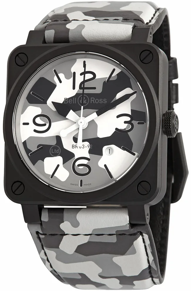 Bell & Ross Instruments BR0392-CG-CE/SCA 42mm Black ceramic Artistic dial