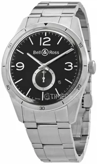 Bell & Ross Vintage BRV123-BS-ST/SST Silver