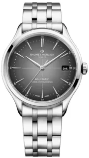 Baume & Mercier Clifton 10551 Stainless steel Gray