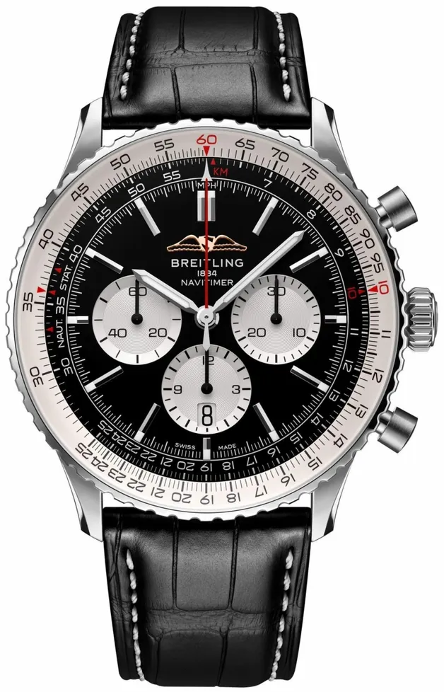 Breitling Navitimer AB0137211B1P1 46mm Stainless steel Black