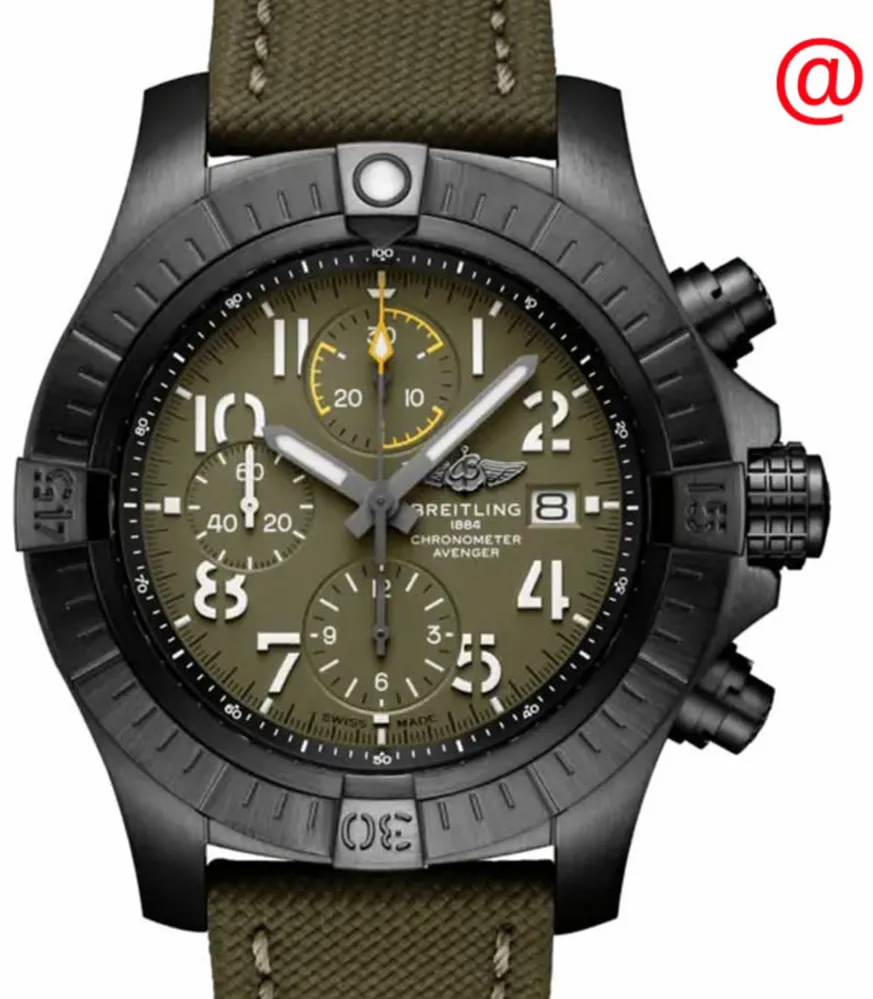 Breitling Avenger V13317101L1X1 45mm Titanium Green