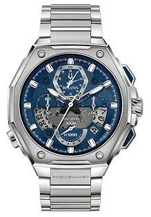 Bulova Precisionist 96B349 Stainless steel Blue