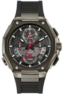 Bulova Precisionist 98B358 Stainless steel Black