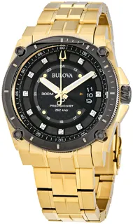 Bulova Precisionist 98D156 Stainless steel Black Carbon Fiber (Multi Level)