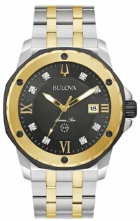 Bulova Marine Star 98D175 Stainless steel Black