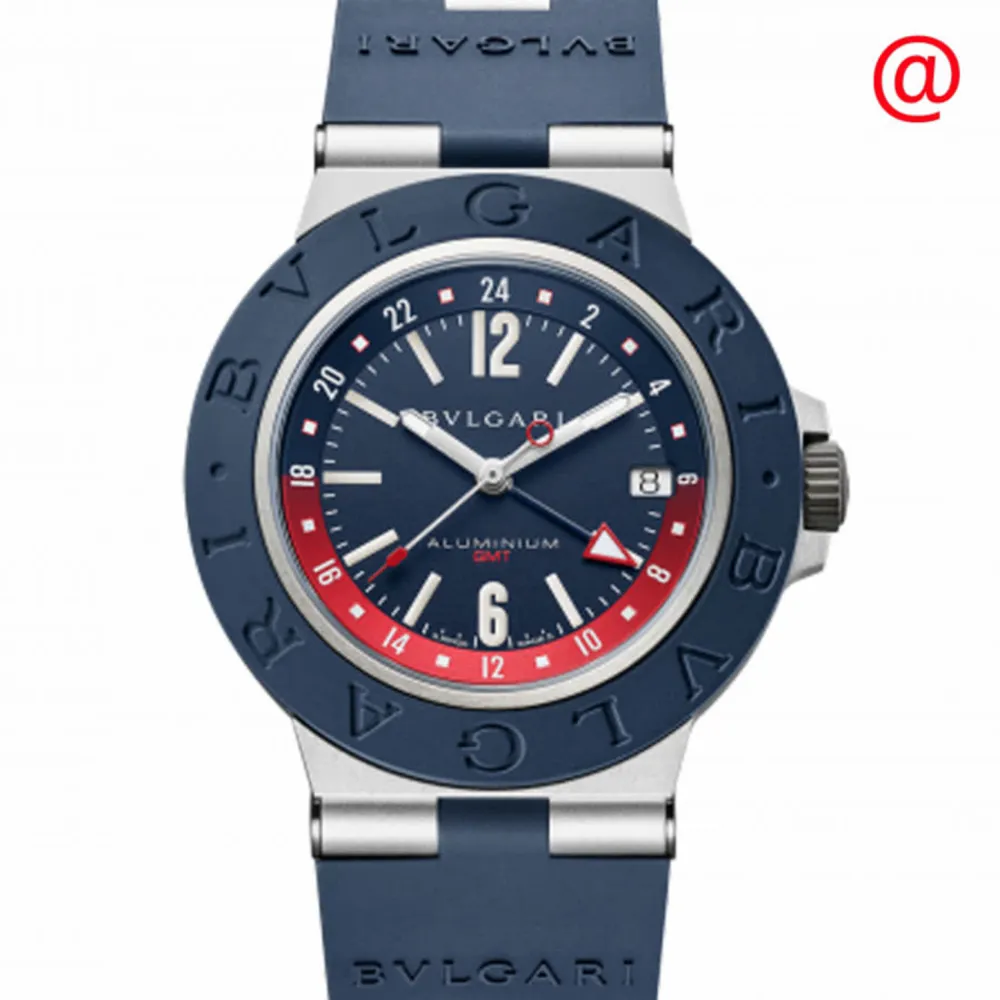 Bulgari Aluminium 103554 40mm Aluminium Blue