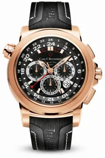 Carl F. Bucherer Patravi 00.10620.03.33.02 18k rose gold Black